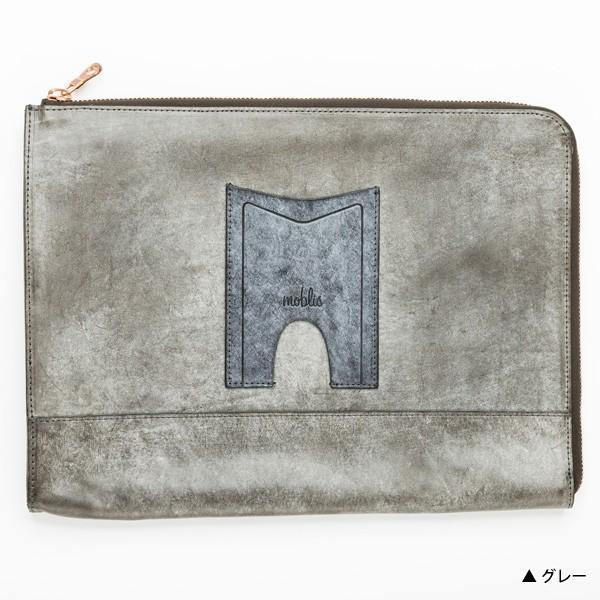 クラッチバッグ メンズ モブリス Wax Leather Clutch Bag moblis