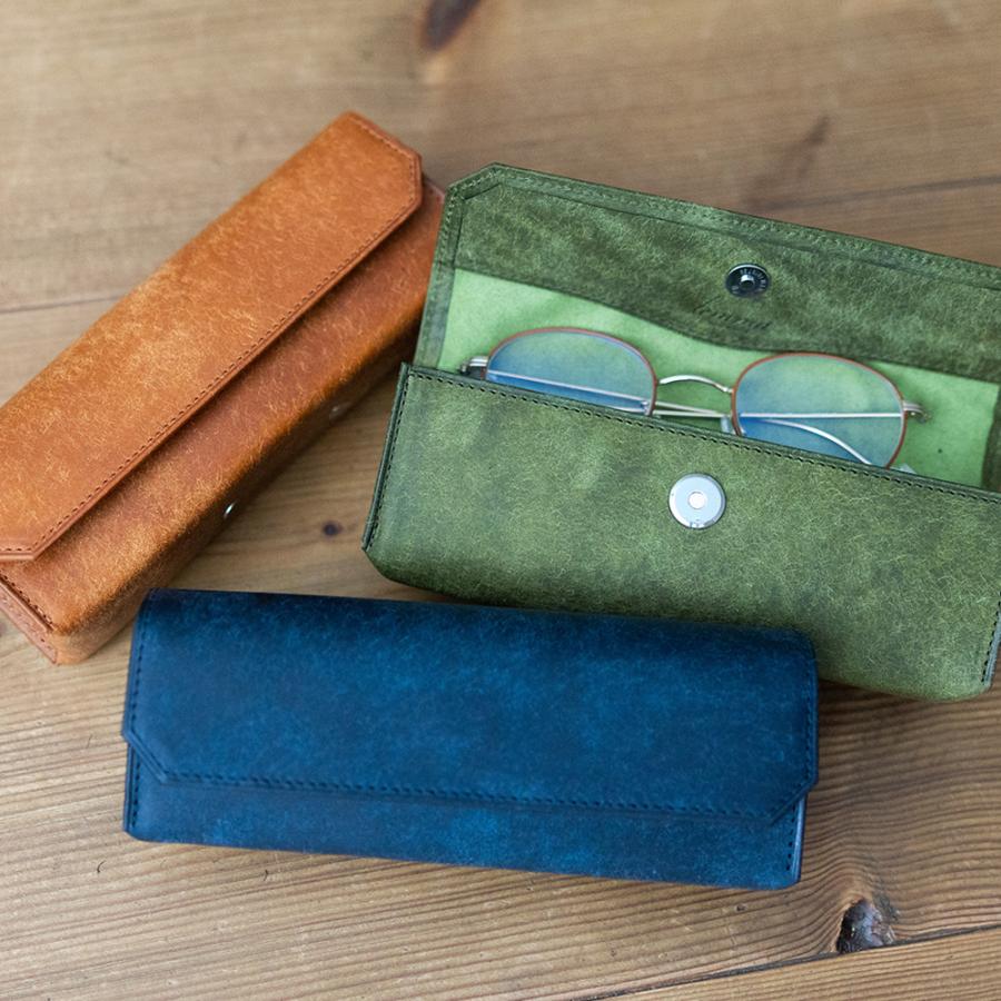 Boosters（ブースターズ） メガネケース 名入れ レザー ハードケース