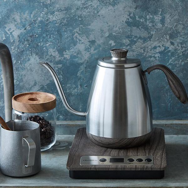 新品・未使用】レコルト 温度調節ドリップケトル