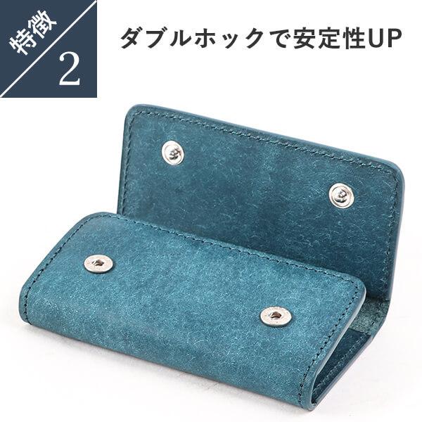 キーケース プエブロ 本革 メンズ プレゼント  名入れ キーホルダー 6連 大容量 レディース コンパクト 多機能 三つ折り シンプル バレンタインギフト | Boosters | 18