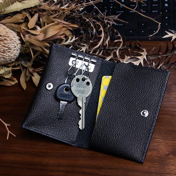 スガタ 二つ折りキーケース 併せ持つ キーケース 本革 レザー 薄型 人気 プレゼント  爆買 クリスマス ギフト | sugata | 03