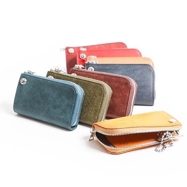 ククリ Kururi コンパクトキーケース ウォレット t3Leather
