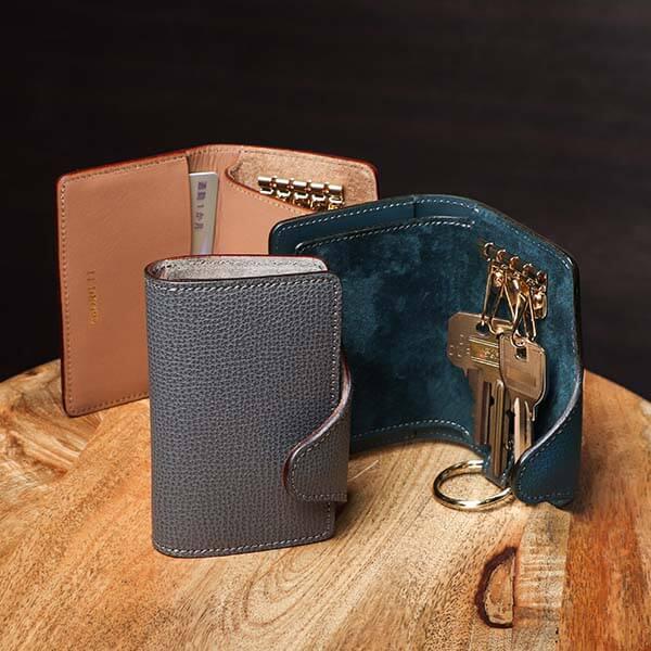 キーケース 定期入れ おしゃれ 人気 レザー イレブンドロップス パス＆キーケース Dual デュアル 11DROPS バレンタインギフト | ブランド登録なし