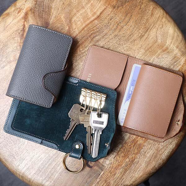 キーケース 定期入れ おしゃれ 人気 レザー イレブンドロップス パス＆キーケース Dual デュアル 11DROPS バレンタインギフト | ブランド登録なし | 03