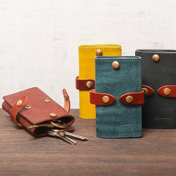 キーケース スマートキーケース 本革 牛革 カードケース リティスタ カードポケット付きスマートキーケース  LITSTA バレンタインギフト | LITSTA | 09