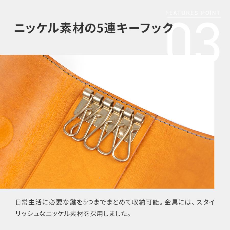 アジナ 三つ折りキーケース ke_06 ajina バレンタインギフト 爆買 | ブランド登録なし | 03