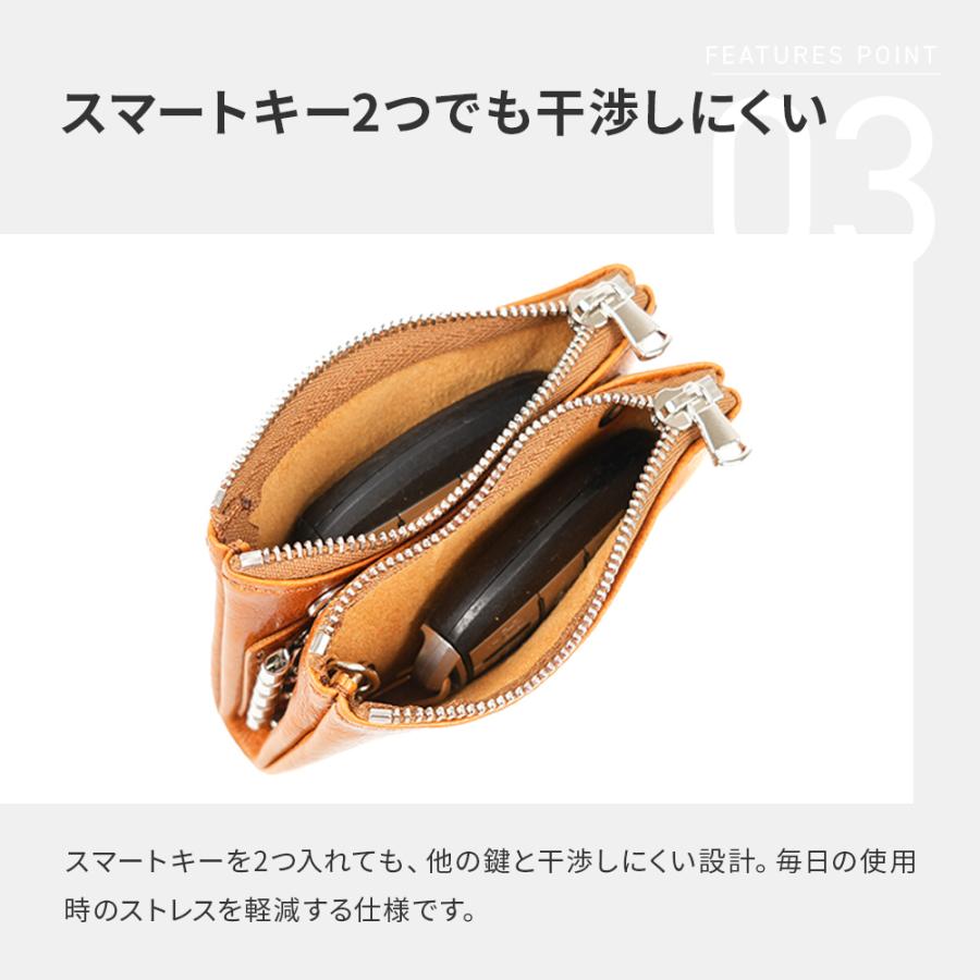 ズー 姫路レザー 牛革 キーケース ZKC-063 ZOO 爆買 |  | 03