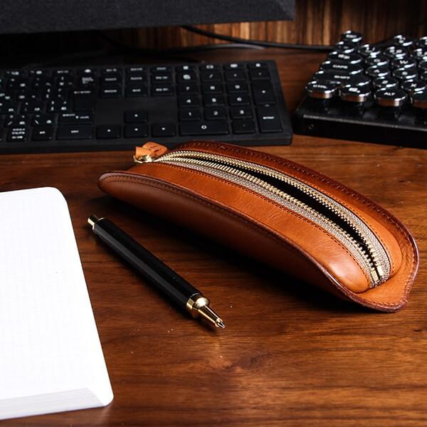 ペンケース おしゃれ コルボ SLATE レザーCORBO プレゼント 父の