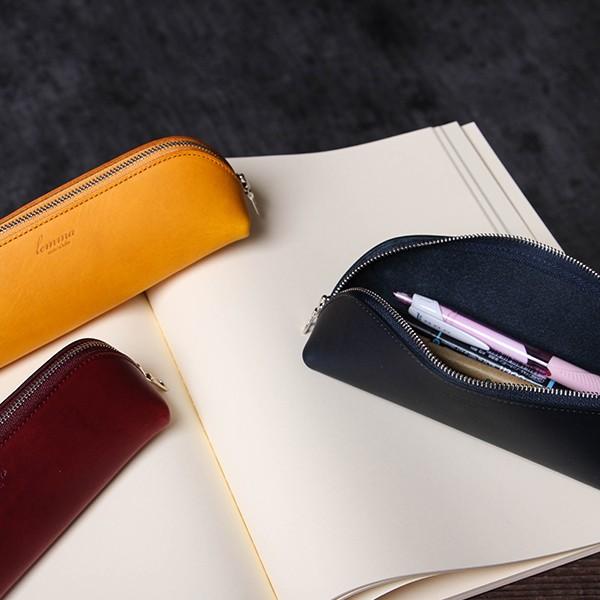 lemma（レンマ） ペンケース バルコ barco 大容量 革 筆記用具 ふで箱