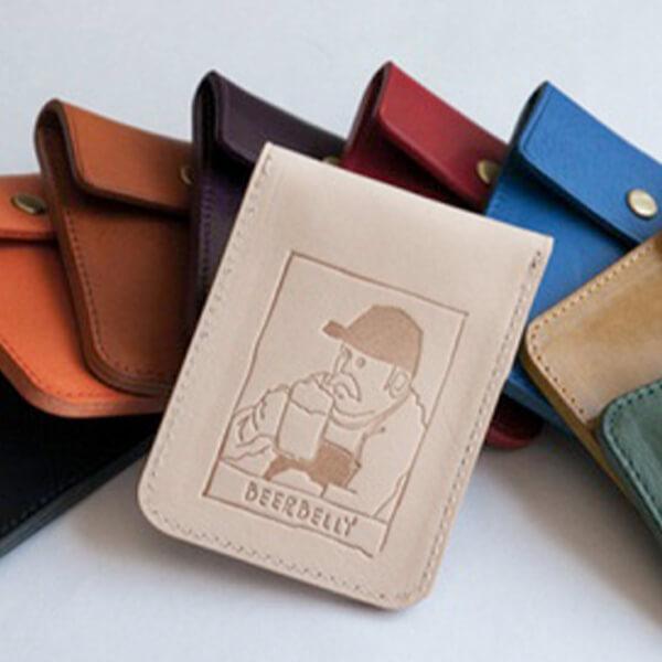 携帯灰皿 ビアベリー 名入れ カードケース ポケット灰皿 POCKET