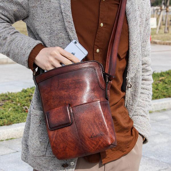 LUGARD（ラガード） G-3 ジースリー シャドー仕上げバケツ型ショルダー