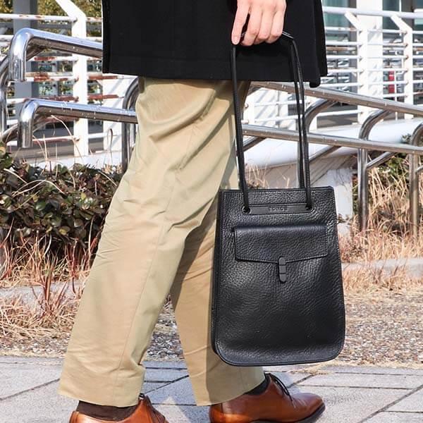 TOMOE（トモエ） ショルダーバッグ 日本製 本革 2WAYショルダーM