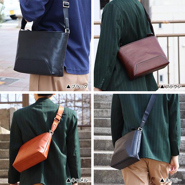 BALZO（バルゾ） ショルダーバッグ 人気 本革 軽量 人気 メンズ レザー