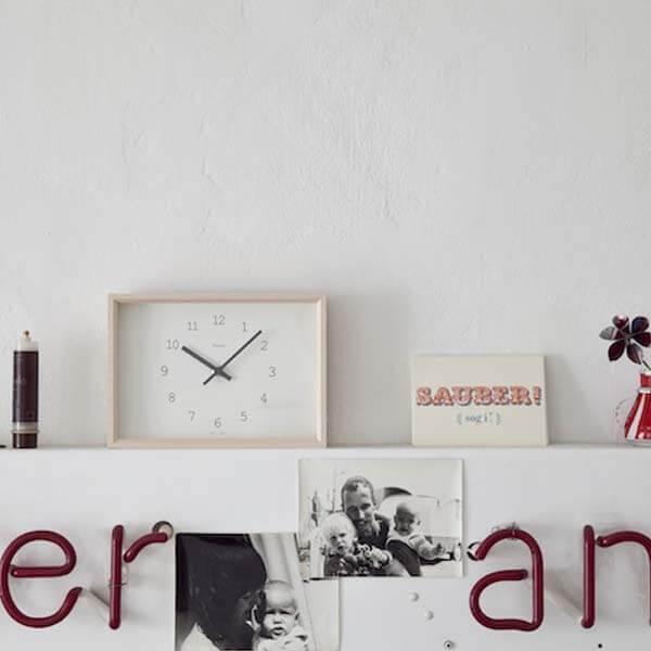 置き時計 レムノス Kaede小さい 見やすい コンパクト おしゃれ プレゼント  新築祝い 引っ越し祝い 置き時計 Lemnos バレンタインギフト | ブランド登録なし | 04