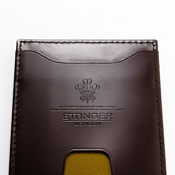 エッティンガーケース　美品 ETTINGER（エッティンガー） 名刺入れ（カードケース） グリーン