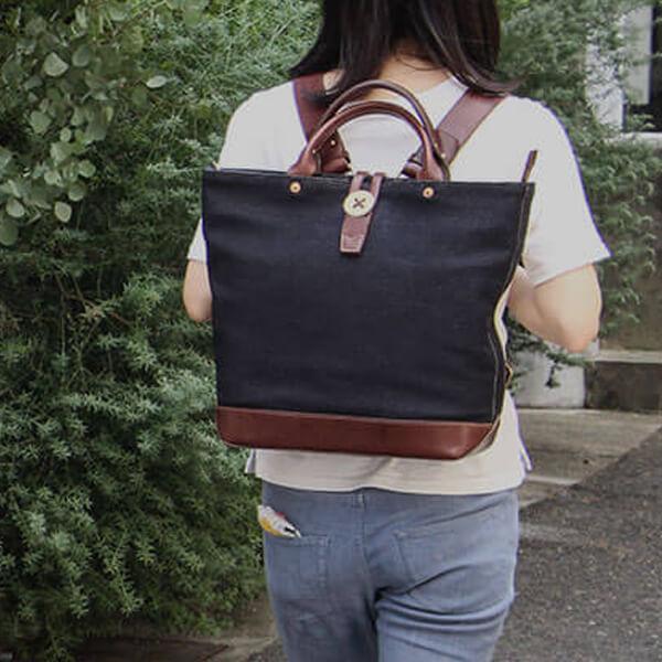 サイズ ビアベリー backTOTEpackS ファスナー付きモデル トートバッグ