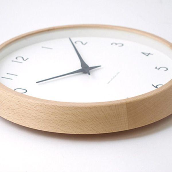 レムノス Iwai Wall ClockPC10-24W 丸形 掛け時計 時計 おしゃれ プレゼント  ギフト Lemnos タカタレムノス 爆買 クリスマス ギフト | ブランド登録なし | 01