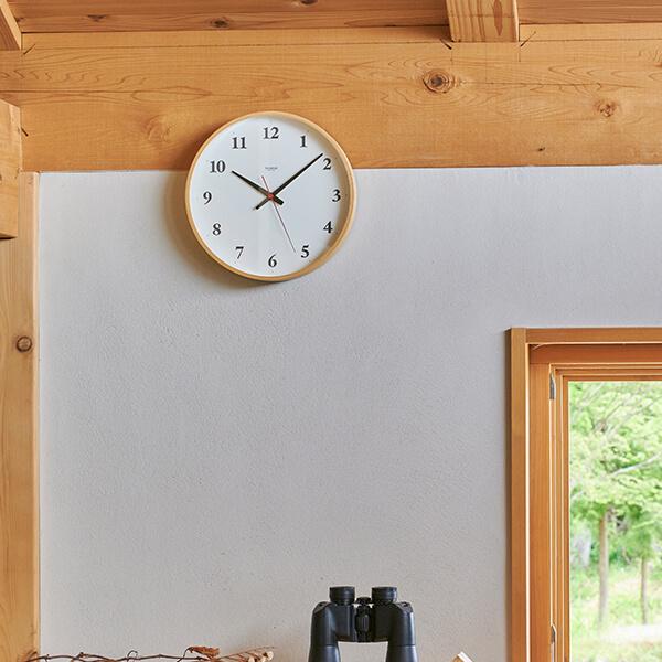 レムノス Plywood clock LC21-06W 電波時計 大型 掛け時計 時計 おしゃれ プレゼント  ギフト Lemnos タカタレムノス バレンタインギフト 爆買 | ブランド登録なし | 03
