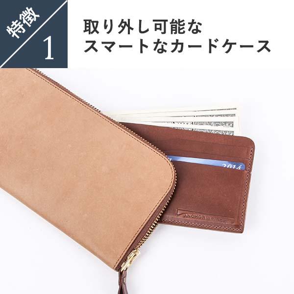 財布 長財布 メンズ アンカーブリッジLongZipWallet ANCHORBRIDGE 