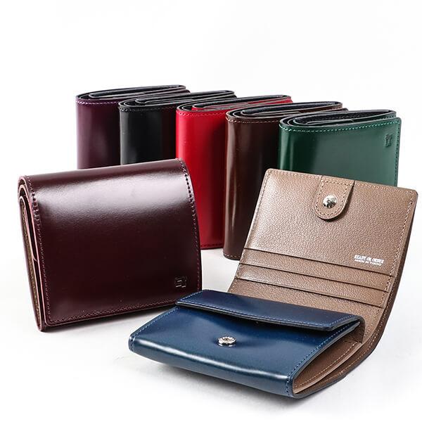 財布 二つ折り財布 メンズ レディオアオーダーGLAMOROUSCHI-BI二つ折り