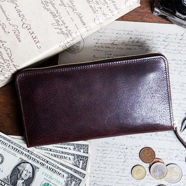 デシベル ラウンドファスナー 財布（ピックレザー） デシベル ラウンドファスナー財布（ロング） 財布 ピッグレザー