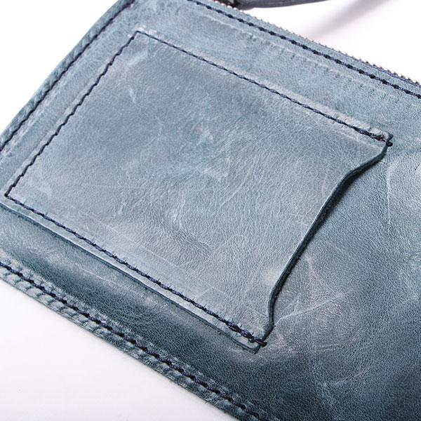 wolf & dog メンズ長財布 ウルフ＆ドッグ 馬革 L字ファスナー長財布 ホワイトホース