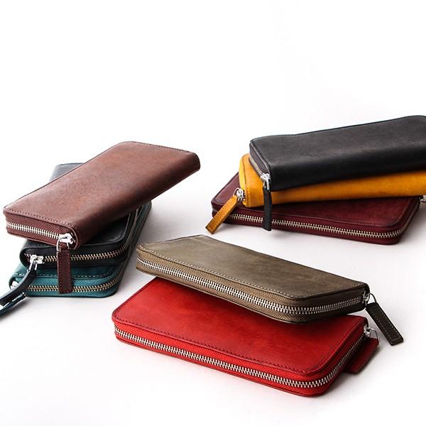 世界に一つ】ロングトラッカーウォレット 長財布 高級 本革 パズル