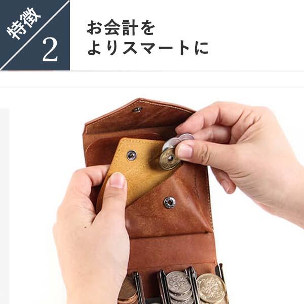 リティスタ Coin Wallet3 三つ折り財布 LITSTA プレゼント  男性 誕生日 退職祝い 父の日 プレゼント 爆買の画像