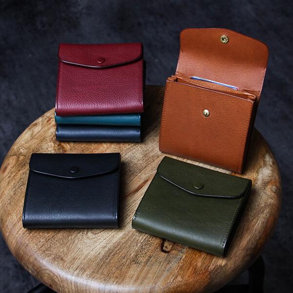 財布 シンレザーズ 人気 二つ折り財布 おしゃれ カード収納