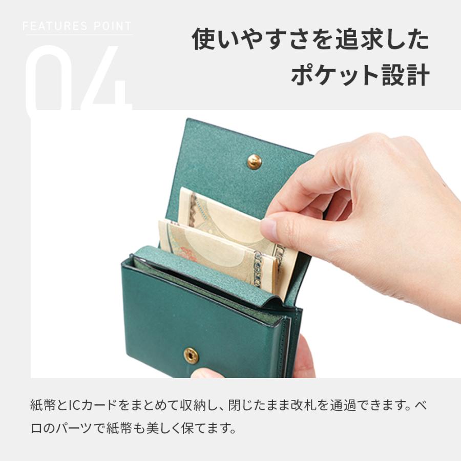 新品未使用◆レンマ　カホン　ネイビー◆レザー　コンパクト財布 新品未使用◇レンマ カホン ネイビー◇レザー コンパクト財布 レンマ