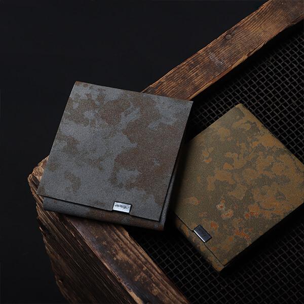 財布 二つ折り財布 ミニ財布 人気 所作  ペイント刺繍 ショートウォレット2.0 財布 コンパクト財布 sho-lo1a shosa 卒業記念 プレゼント 爆買の画像