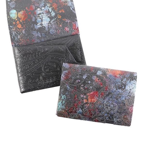 所作（shosa） 二つ折り財布 財布 薄型 コンパクト ミニ財布