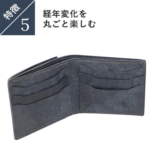 財布 プエブロ 二つ折り財布小銭付き財布 牛革 おしゃれ 本革 人気