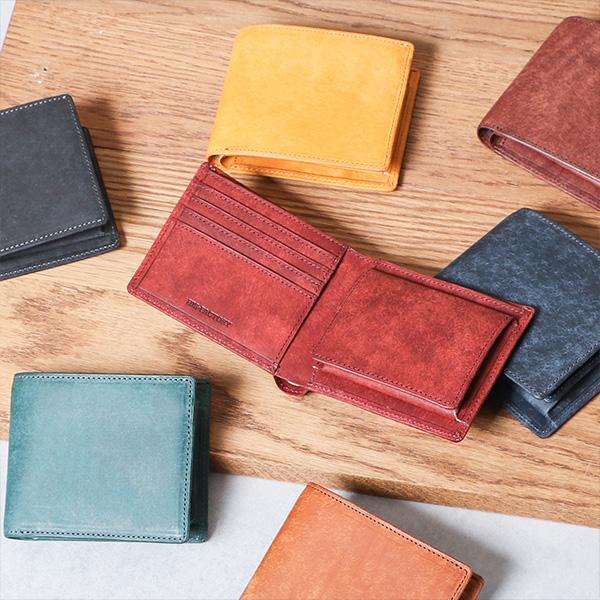 ヒズファクトリー Classico クラシコ シンプルBOX型 二つ折り財布 HIS
