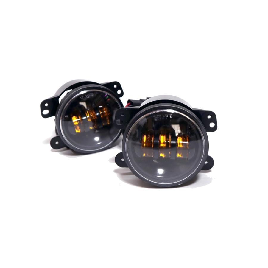 Jeep（ジープ） JL JK ラングラー フォグランプ LED イエローフォグ