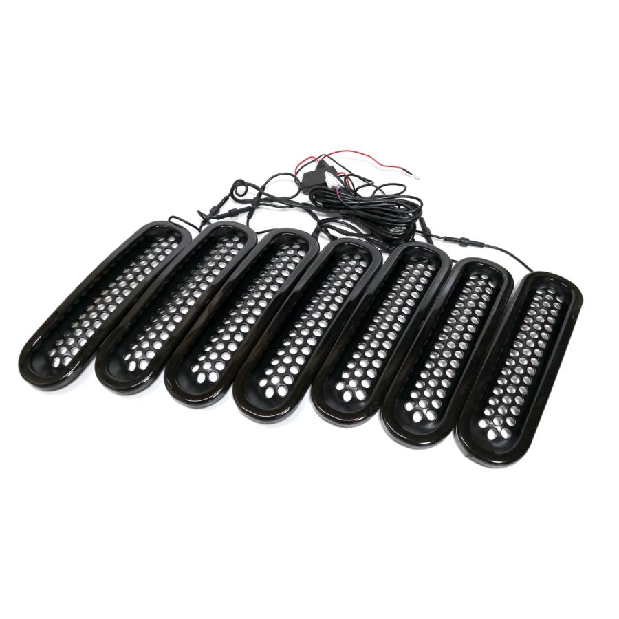 Jeep（ジープ） JK ラングラー グリルインサート LED デイライト