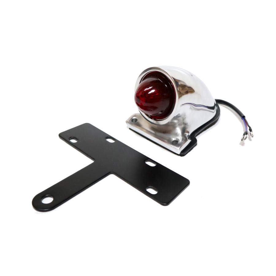 スパルト テールランプ ビンテージ 砲弾 チョッパー ビンテージ スパルト テールランプ ミニ丸型 ナロー フラット