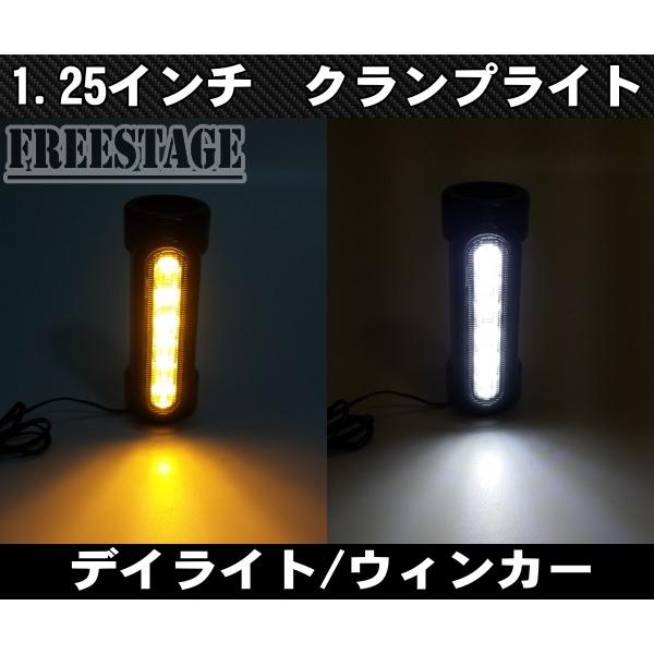 Hurley（ハーレー） 1.25インチ径 1-1/4 クランプ型 LEDデイライト