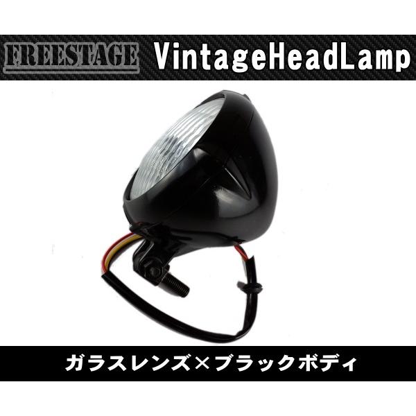 汎用ビンテージヘッドライトミニ/ハーレーアメリカンチョッパー/エボ
