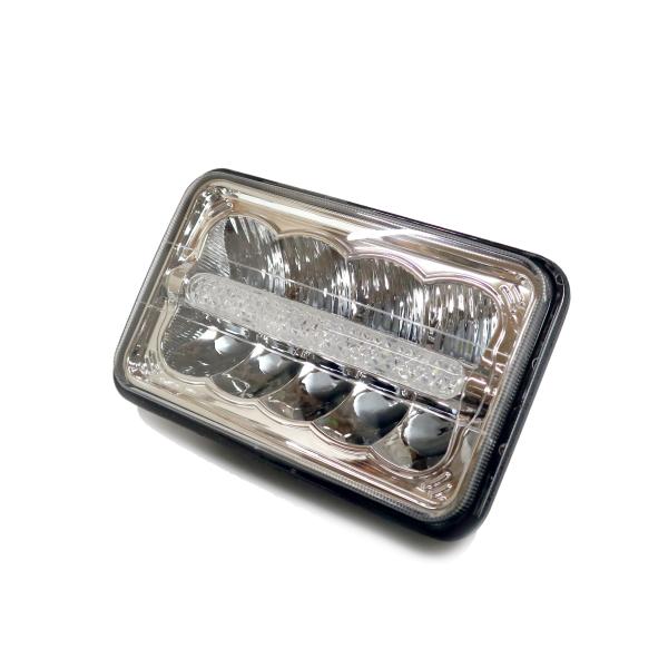 角目 4x6 インチ ヘッドライト プロジェクター LED デイライト 四角
