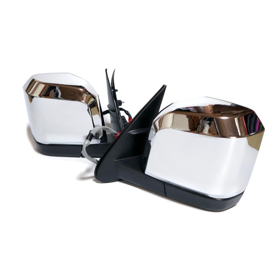 200系 ハイエース 1型〜5型用 6型ルック ドアミラー 標準ワイドナロー