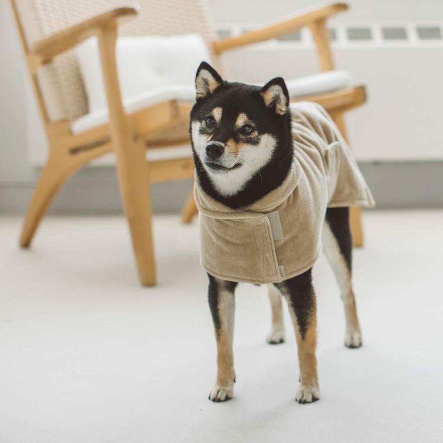【犬用】コットンダブルフェイス バスローブ コットンダブルフェイス バスローブ L/LL : フリーステッチ ヤフー店