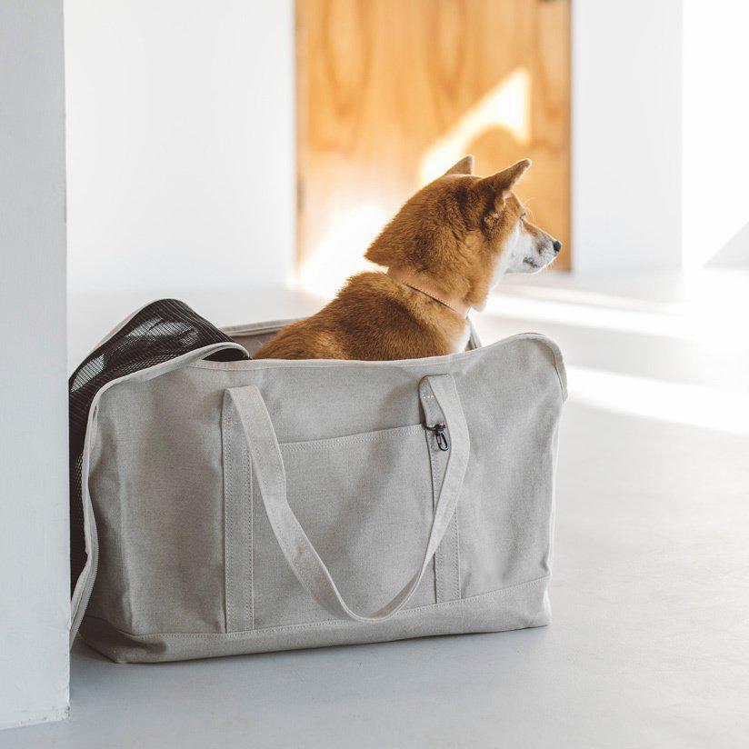 ペットキャリーバッグ 中型犬用 トートバッグ カジュアル アウトドア
