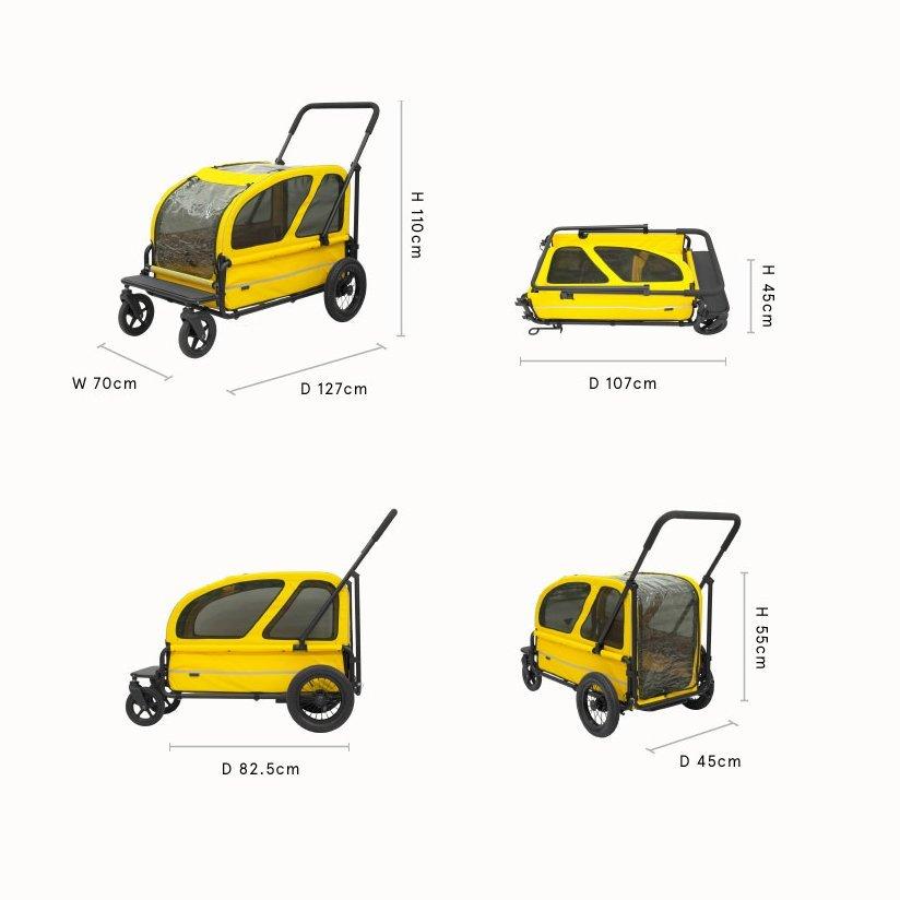 エアバギー フォードッグ キャリッジ セット 犬 カート バギー