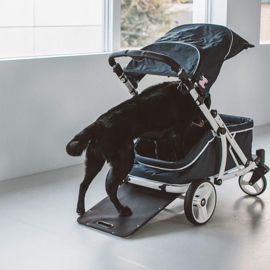 ガブ＆ティー出品ピッコロカーネ クレア ペットカート 折り畳み フード ピッコロカーネ クレア ペットカート 多機能 低重心 スロープ付