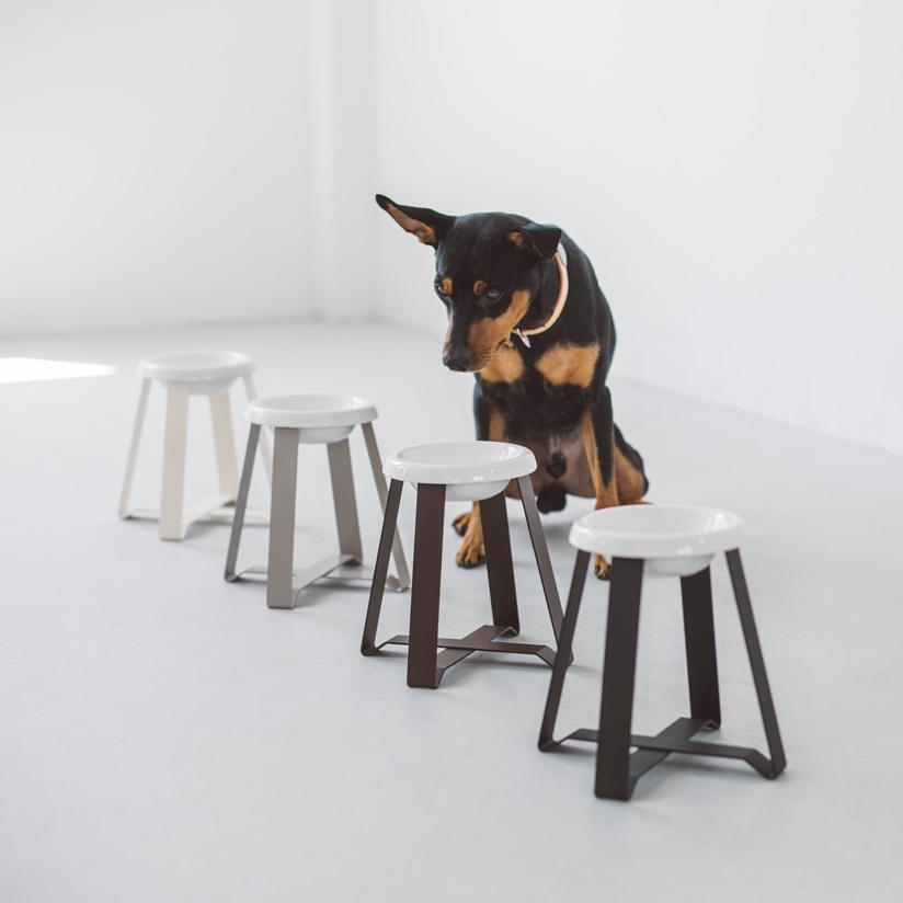 pecolo Food Stand S(hightall) 陶器浅型 フードボウルスタンド