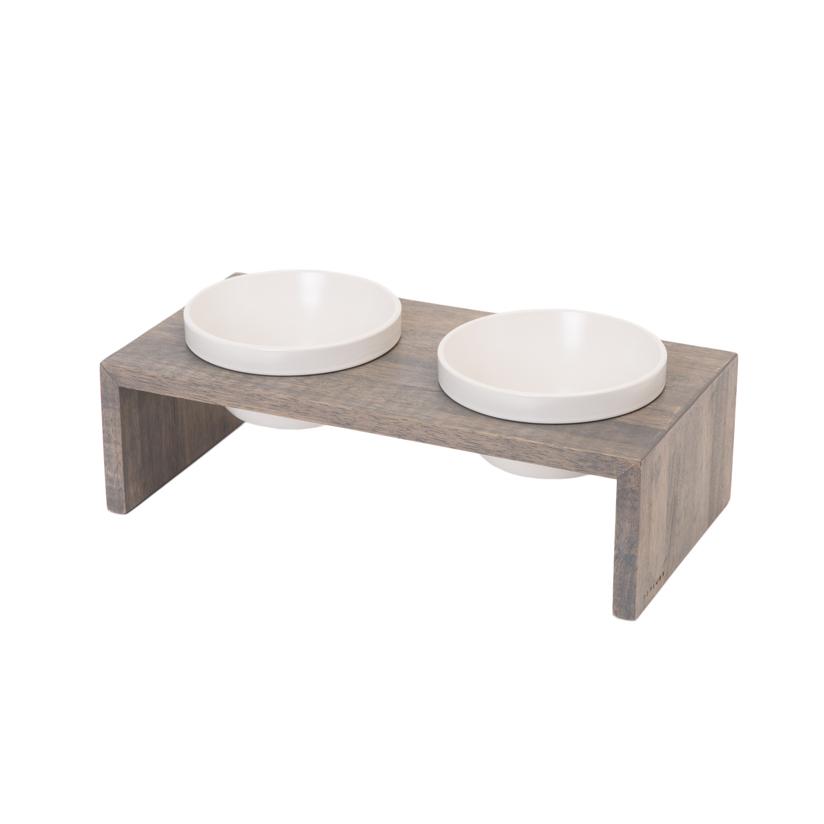 MESHIDAI GOHAN S ダブル　REPLUS リプラス　メシダイ　ゴハン　犬　ドッグ　フードボウル　foodbowl　dog　おしゃれ　陶器　木製_5