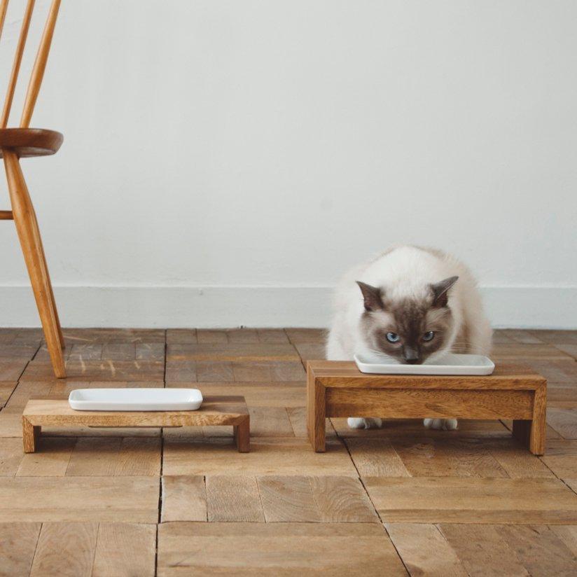 SARANEKO MUKU Height サラネコ ムク ハイ REPLUS リプラス　メシダイ　ゴハン　フードボウル　foodbowl neko 猫　ねこ　キャット_3