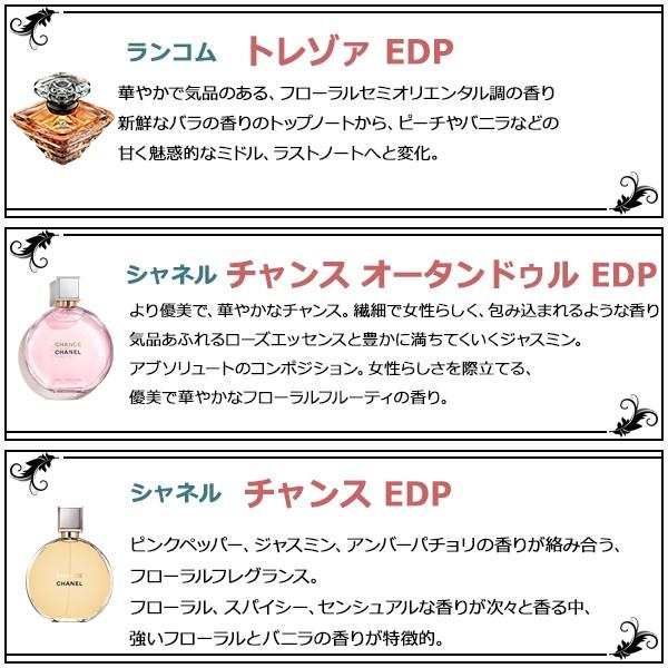 オードパルファム EDP メンズ レディース 香水 お試し 3本 セット * YSL シャネル ディオール ゲラン ミュウミュウ コーチ ジルスチュアート ランコム ランバン｜freestyle-cosme｜10