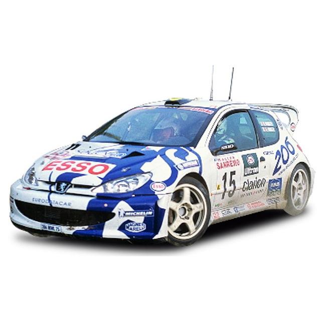 予約 3863 サンスター 1/18 プジョー 206 WRC 1999年 ラリーサンレモ 2